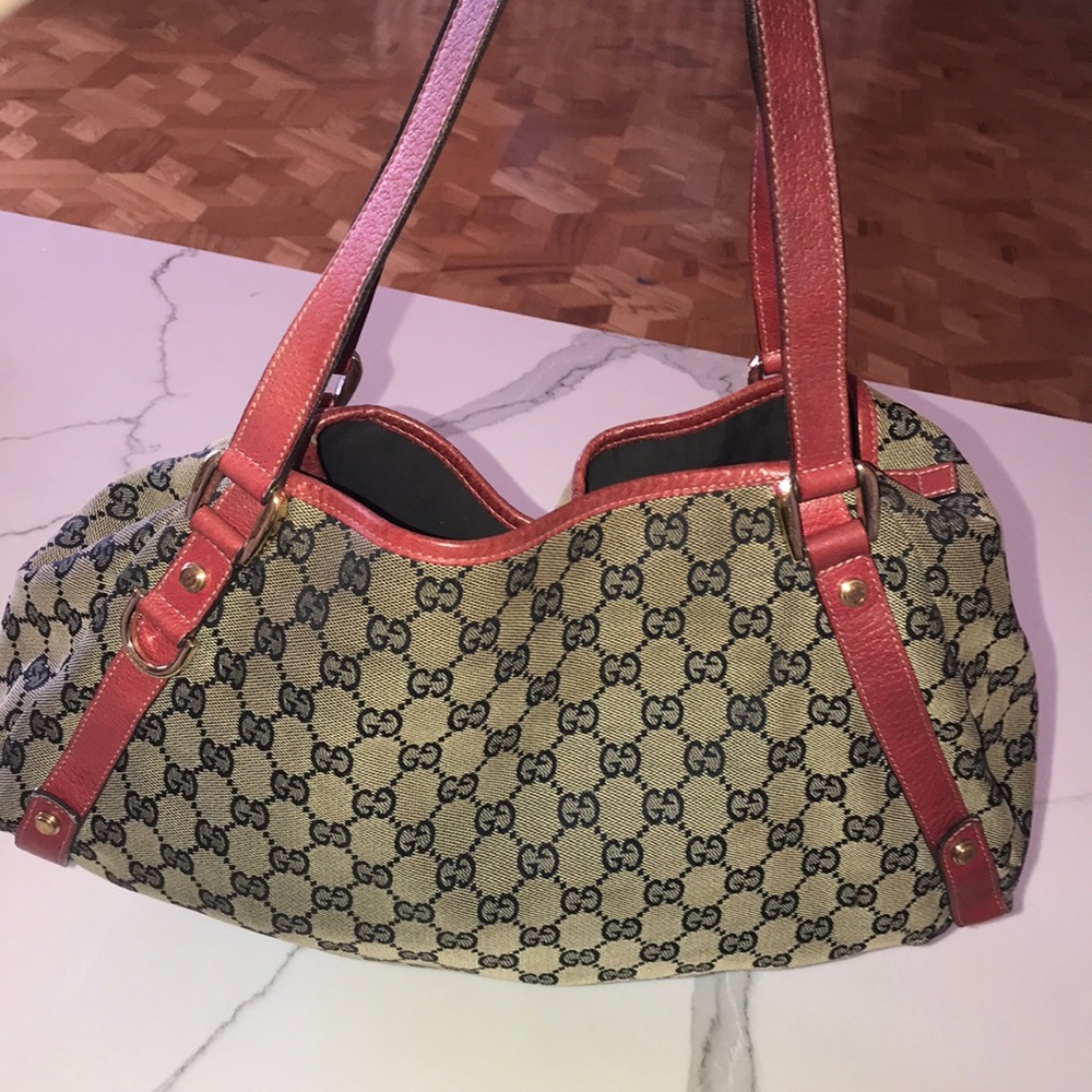 Authentic Gucci Monogram Hobo Bag